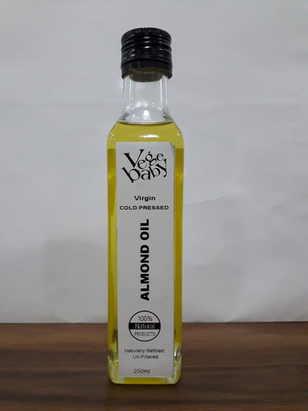 Almond Oil 100% Natural Slatted Cold Pressed Oil