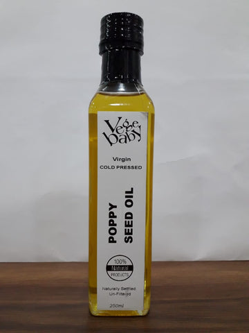 Poppy Seed 100% Natural Slatted Cold Pressed Oil