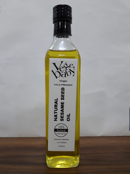 White Sesame Seed 100% Natural Slatted Cold Pressed Oil